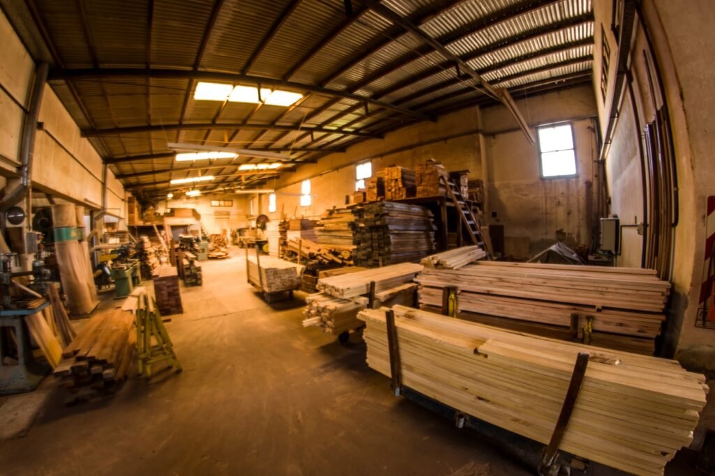 Interior de nuestra maderera en Avellaneda, Santa Fe